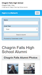 Mobile Screenshot of chagrinfallshighschool.org